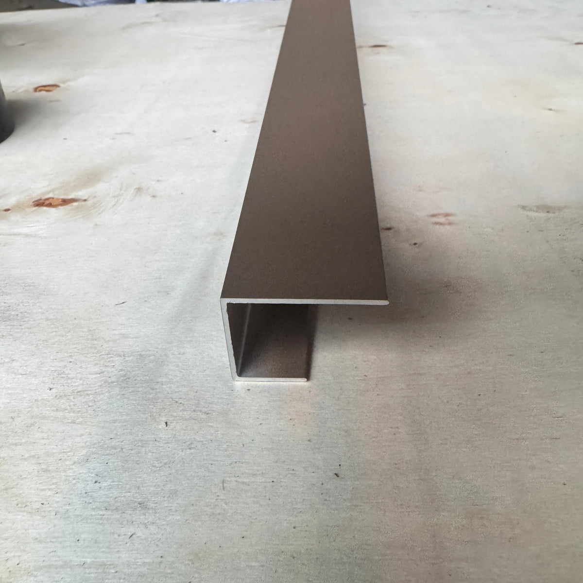 Aluminium U-profiel Teak