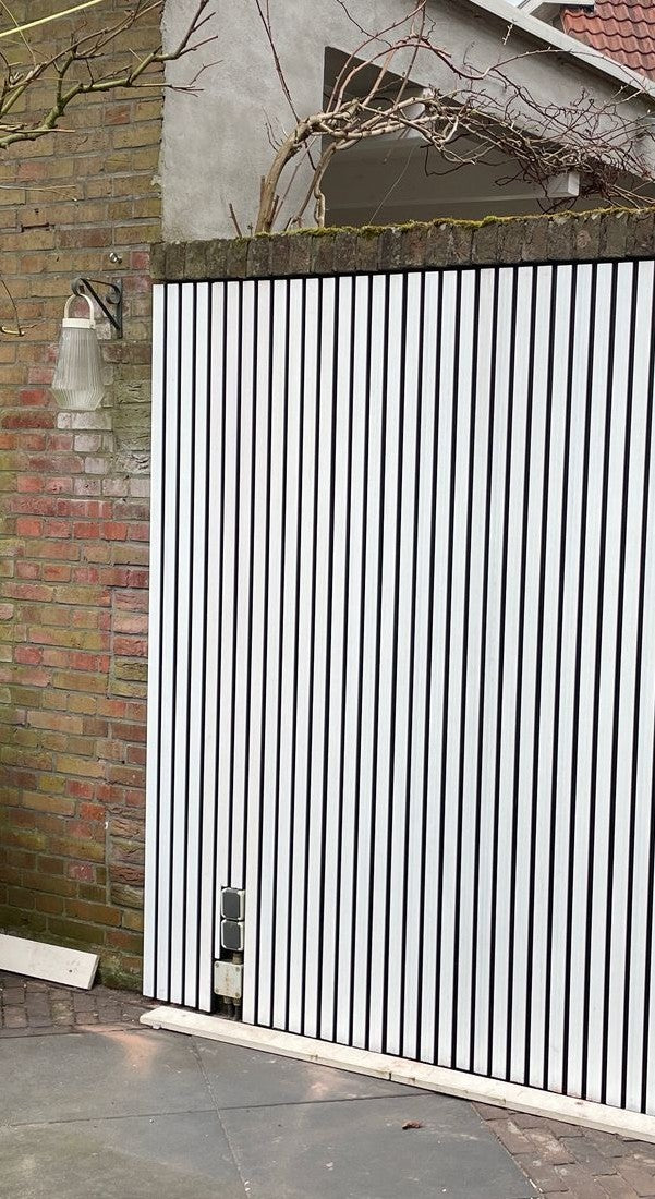 Composite Facade Cladding -Bicolor Grey -White