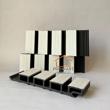 Samples Composiet Rabatdelen: Bicolour Black-White
