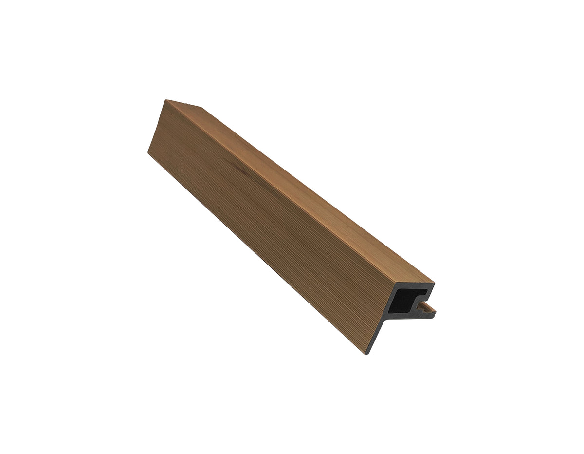Verbundwerkstoff-Eckprofil Außenecke Black Teak