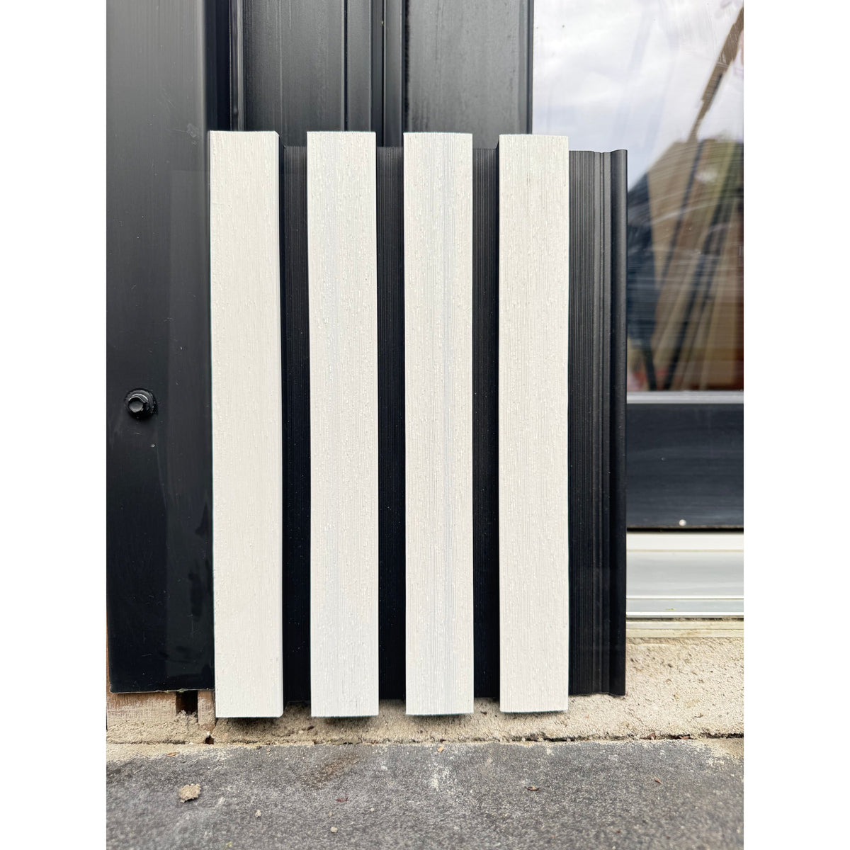 Samples Composiet Rabatdelen: Bicolour Black-White