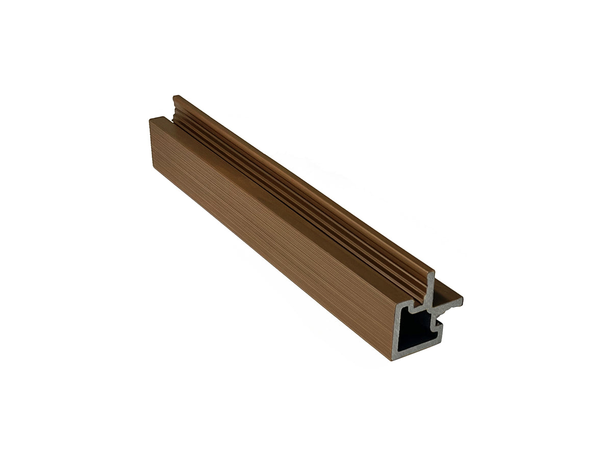 Verbund-Winkelprofil für Black Teak Fassadenverkleidung
