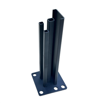 Composiet Schutting I Metalen basis voor tuinpaal