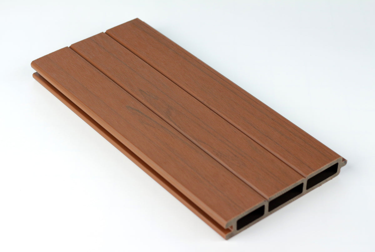 Composite Fence | Double-sided panels per piece | Teak