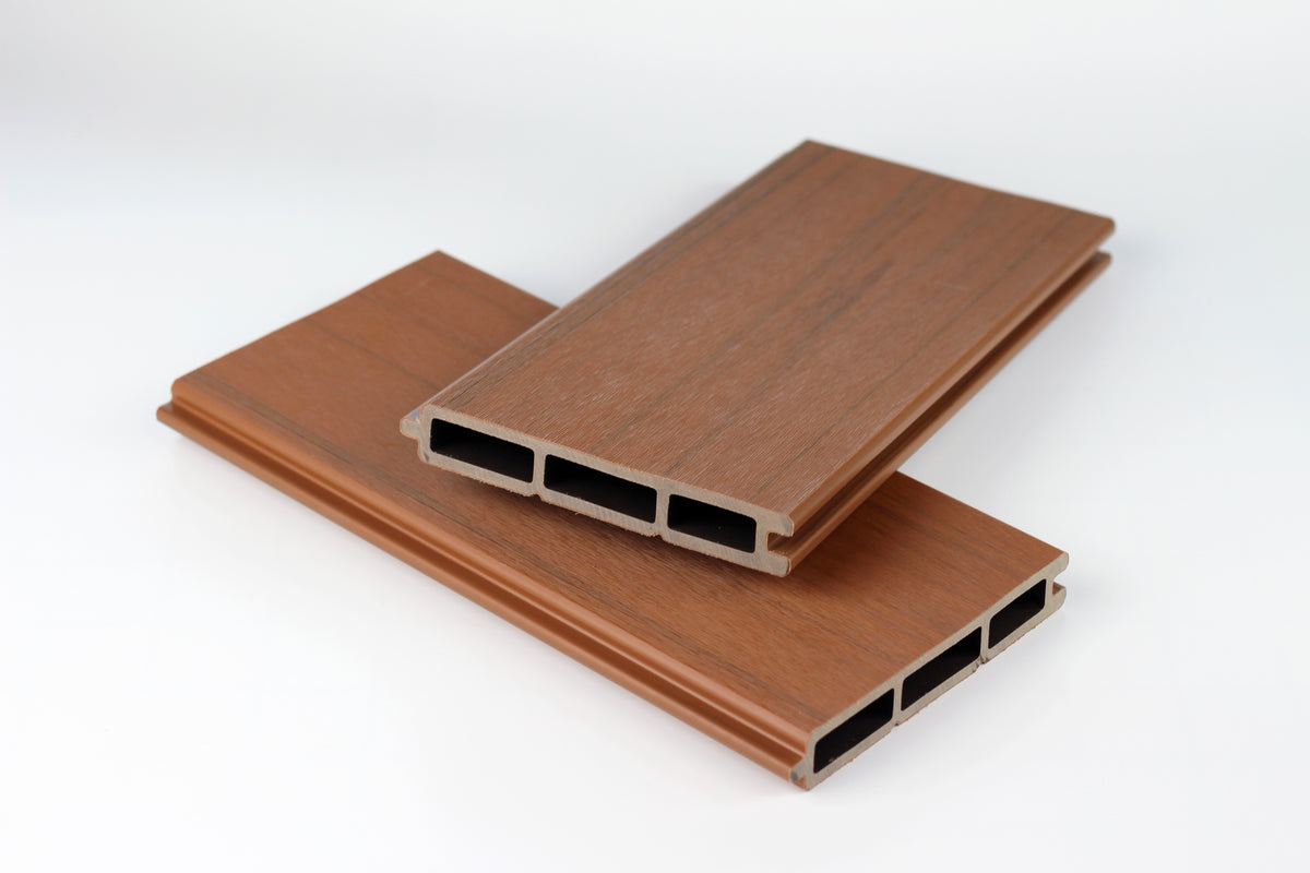 Composite Fence | Double-sided panels per piece | Teak